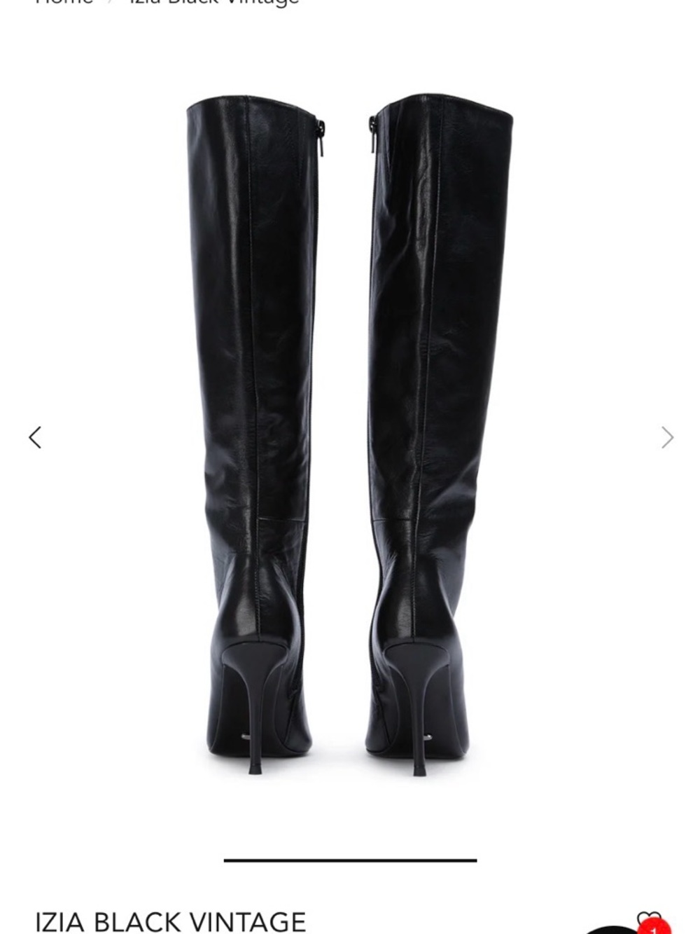 Tony bianco Izia Black vintage boots - Picture 7 of 7